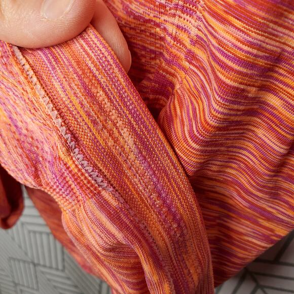 Athleta Fastest Track Pop Pink and Orange Top XS - Picture 6 of 10